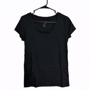 a new day Black Short Sleeve Tee
